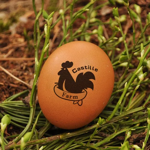Vista 3 de Sello de huevo personalizado, sello de huevo de pollo personalizado, sello de cartón de huevo, sello de nombre de gallinero, Homesteading, idea