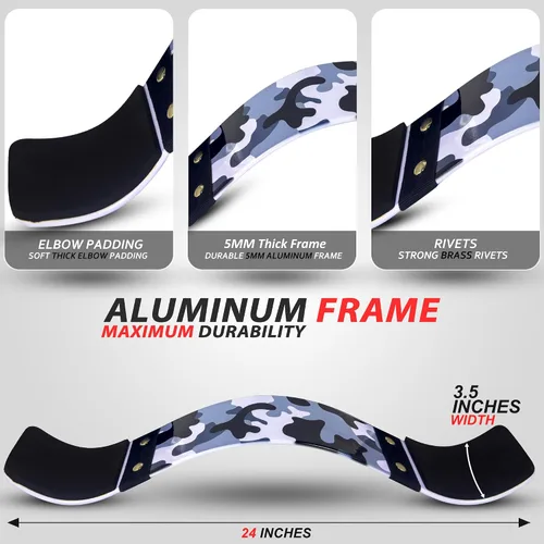 Vista 3 de RAD Arm Blaster para bíceps y tríceps – Construye brazos potentes con el aislador de soporte de rizo de bíceps – Máquina de flexión de bíceps