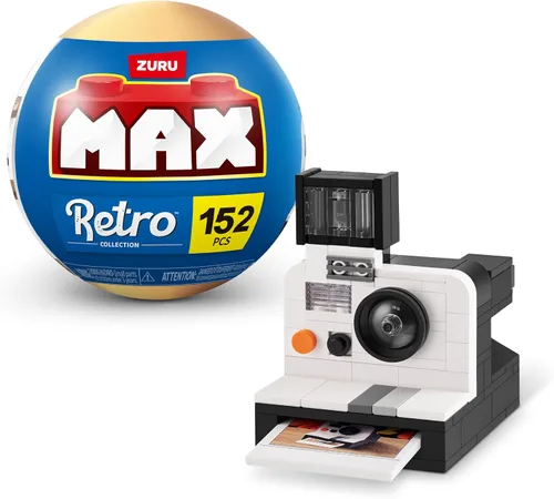 Vista 10 de ZURU MAX - Ladrillos de construcción retro prémium (máquina de arcade) juguete coleccionable de desembalaje