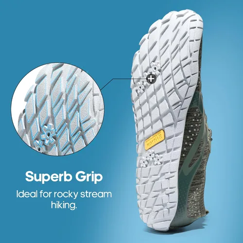 Vista 4 de NORTIV 8 Zapatos de agua para hombre, descalzos, atléticos, ligeros, deportivos, zapatos acuáticos, para natación, al aire libre, pesca, senderismo