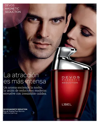 Vista 4 de DEVOS MAGNETIC SEDUCTION by L'Bel Cologne EAU DE TOILETTE Pour Homme fragancia 3.4 oz (3.4 onzas)