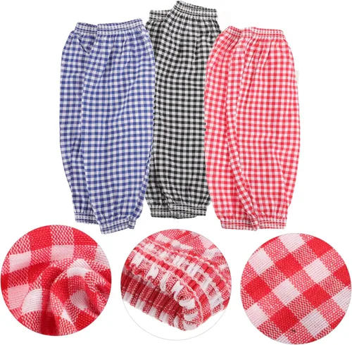 Vista 2 de Abaodam 3 pares de mangas resistentes a las manchas para tareas domésticas, fundas protectoras de brazos, mangas de brazo para hombres, camisas