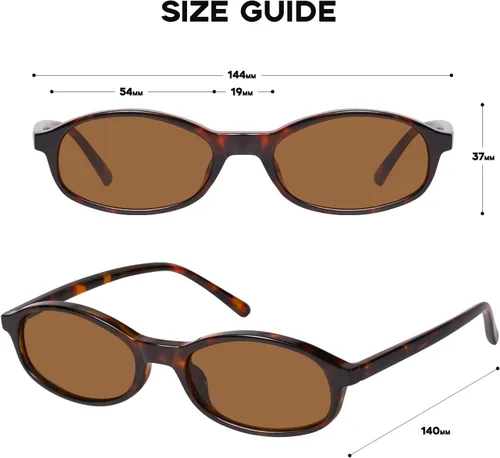 Vista 6 de mosanana Gafas de sol ovaladas rectangulares de moda para mujer, estilo retro de los años 90, estilo pequeño MS52586