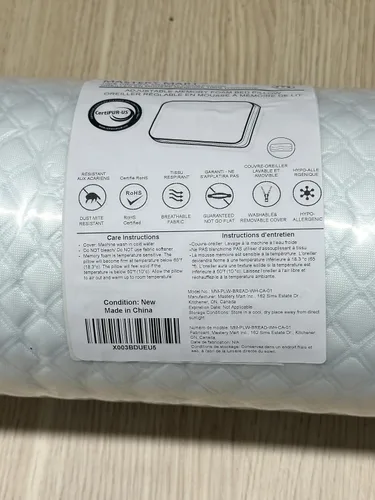 Vista 9 de MASTERY MART Almohada firme para un sueño profundo: espuma viscoelástica refrescante, altura ajustable, tamaño estándar, ideal para personas que
