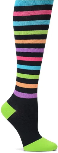 Vista 12 de Nurse Mates Calcetines de pantorrilla para mujer Compresión de 12-14 mmHg Soporte y comodidad superiores 1 par Tinte espacial Aqua Breeze