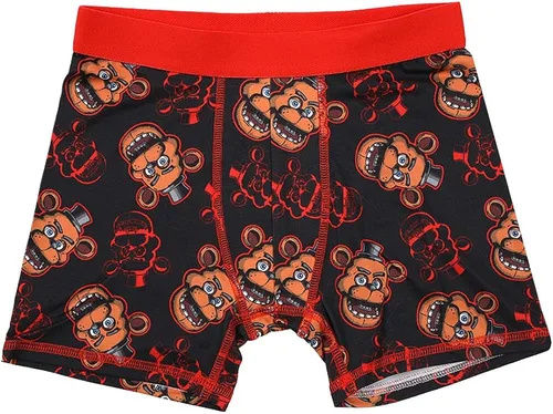 Vista 6 de Five Nights at Freddys Horror Video Game Youth Boys Underwear 5-Pack Boys Boxer Briefs Set