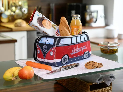 Vista 5 de BRISA VW Collection - Volkswagen - Bolsa universal de neopreno para maquillaje, cosméticos, artículos de tocador para farmacia de viaje, con diseño