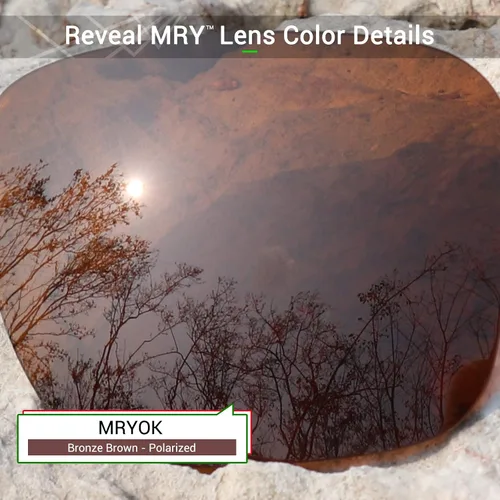 Vista 3 de Mryok Lentes De Repuesto Polarizadas Para Oakley Half Jacket 2.0 XL OO9154-2.441 in - Bronce Marrón