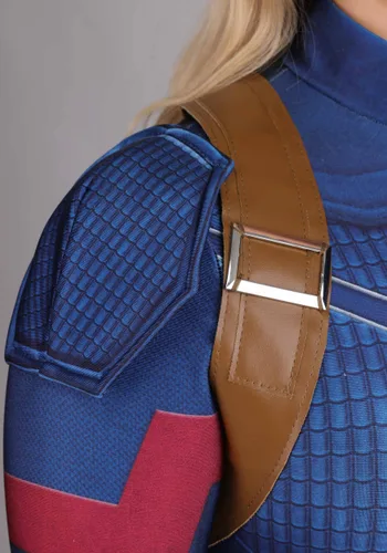 Vista 6 de Disfraz Deluxe de Capitán América para Mujer Talla Plus Marvel Avengers: Endgame Multicolor