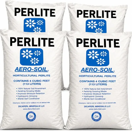 Vista 8 de AeroSoil Perlite Premium Horticultural Grade Soil Additive Drainage and Growth - Coarse 4 Cubic Foot 4CF