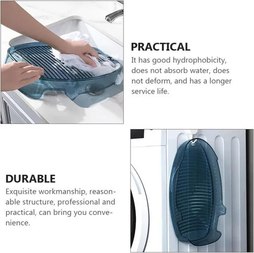 Vista 6 de 1pc Mini Washboard Underwear Washing Machine Wash Board Small Lavadora Portátil Small Washer Machine Small Washing Machine Portable Plastic Thicken