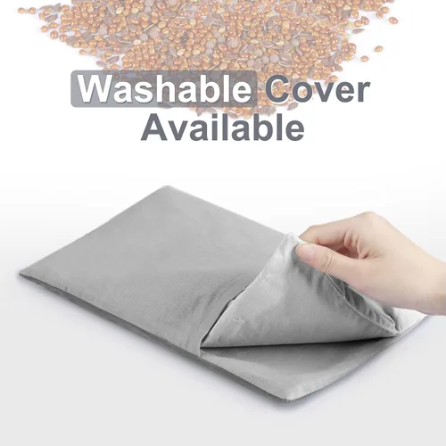 Vista 4 de SuzziPad Almohadilla térmica para microondas para reducir las molestias, funda lavable, 7 x 12 pulgadas, almohadillas térmicas multiusos aptas
