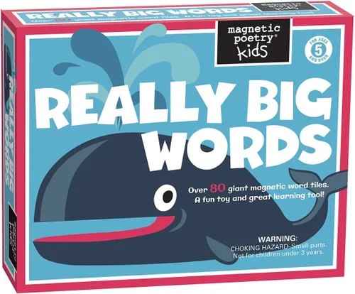 Vista 5 de Juego para niños de palabras para la nevera, poemas y cartas la nevera, fabricado en Estados Unidos de Magnetic Poetry