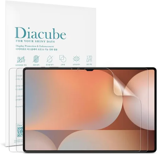 Vista 9 de Paquete de 2 protectores de pantalla antirreflejos con filtro de luz azul para Samsung Galaxy Tab S6 Lite de 10.4 pulgadas (2024/2022/2020)