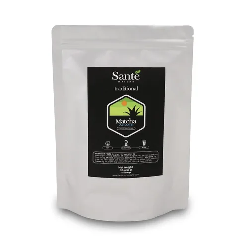 Vista 9 de Santé Matcha: Sweet Matcha – Matcha japonés de grado ceremonial + polvo de agave orgánico – de la región de la prefectura de Aichi y primera cosecha