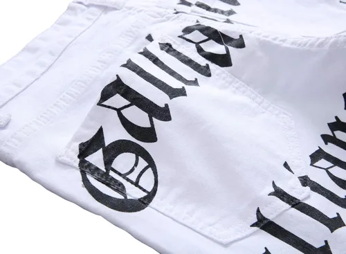 Vista 5 de Enrica Pantalones vaqueros estampados casuales para hombre