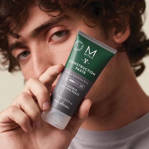 Vista 7 de MITCH by Paul Mitchell Construction Paste Hair Styler para hombres, 2.5 onzas líquidas