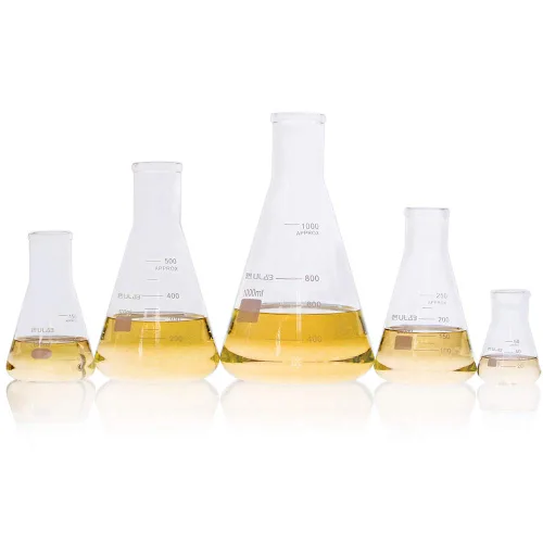 Vista 6 de ULAB Erlenmeyer - Juego de frasco de vidrio de boca estrecha, 34 onzas, 33.8 fl oz, borosilicato 3.3 con graduación impresa, paquete de 2, UEF1027