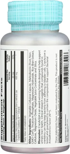 Vista 4 de Parent - Extracto de arándano de arándano de Solaray CranActin Bacterial Anti-Adherencia Fórmula, 2656978, 1
