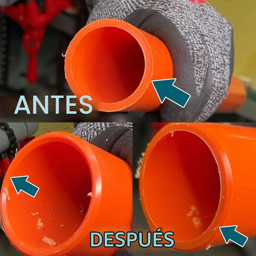Vista 6 de ORXPLUS TOOLS 2 en 1 Herramienta de desbarbado de tubería