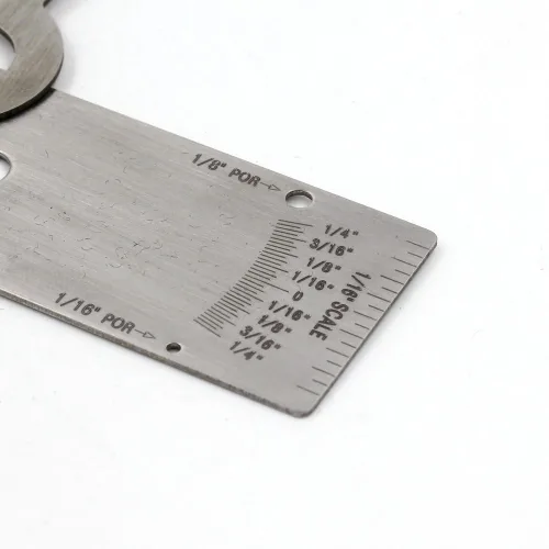 Vista 6 de Soldadura V-Wac Gage Soldadura estándar Borde de morder Bajo corte Calibre Soldador inspección regla
