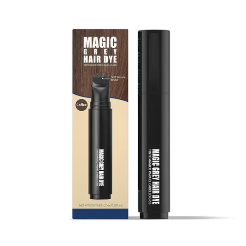Vista 8 de Gowwim Root Touch Up - Tinte para el cabello, tinte temporal para raíces grises, negro, 0.68 onzas