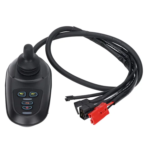 Vista 7 de Wheelchair 4P Joystick Controller, Electric Wheel Chair Joystick Controller Replacement Parts, Brushed Controller with Brake, Compatible with Major