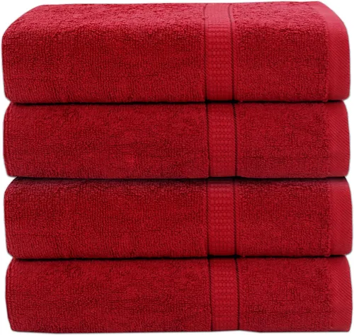 Vista 16 de GOLD TEXTILES Juego de 24 toallas de baño negras de alta absorción, multiusos, secado rápido, para piscina, gimnasio, hotel, spa