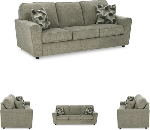 Vista 7 de Signature Design by Ashley Sofá Cascilla Casual, Gris Claro
