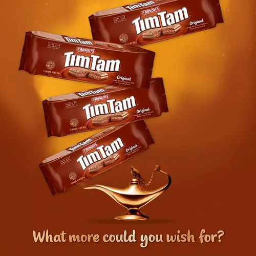 Vista 7 de Galletas de chocolate originales australianas TIM TAM (paquete de 4 x 7.05 oz) importadas de Australia