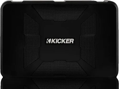 Vista 6 de Kicker 11HS8 8 "150 Watt Hideaway Compact Car Audio Powered Subwoofer Sub HS8