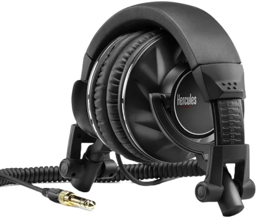 Vista 3 de Hercules HDP DJ60 - Auriculares DJ de calidad profesional - Alto rendimiento, plegables y cómodos