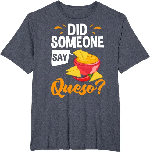 Vista 28 de Queso Dip Camiseta Chile con Queso Salsa Mexican Chips Chile con Queso, Negro