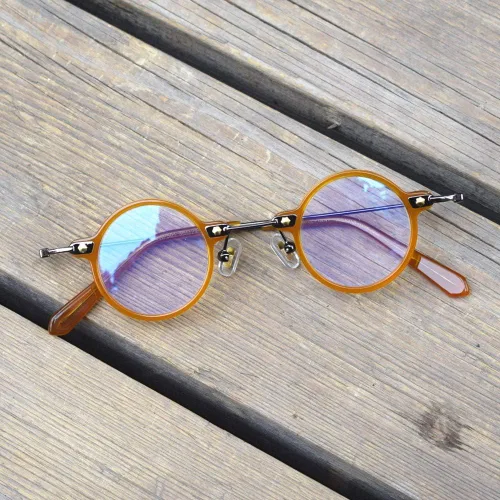 Vista 7 de BETSION - Gafas de bloqueo de luz azul para ordenador, diseño vintage