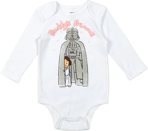 Vista 2 de Star Wars The Mandalorian Baby Grogu - Body de manga larga (3 unidades)
