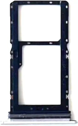 Vista 3 de Bandeja de tarjeta SIM de repuesto para Boost Celero5G / Celero 5G (plateado) con bandeja para tarjeta SIM y pin de expulsión abierto