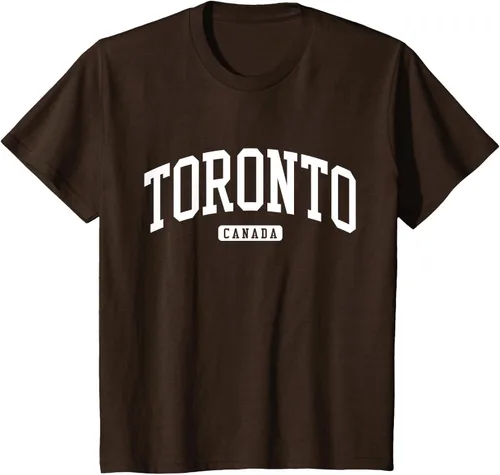 Vista 34 de Camiseta estilo universitario de Toronto Canada, Negro