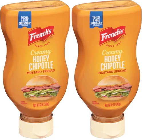 Vista 10 de French's Crema de miel y chipotle mostaza para untar, 12 onzas (paquete de 4)