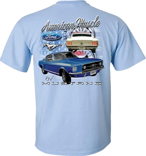 Vista 2 de 1967 Mustang Ford Camiseta Shelby Pony Classic American Muscle