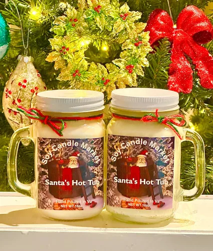 Vista 82 de Velas perfumadas de soja Velas hechas a mano y altamente aromáticas que queman hasta 85 horas en tarro de cristal, perfectas para decoración