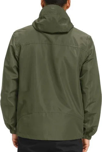 Vista 3 de CAMEL CROWN Chaqueta impermeable para hombre, cortavientos con capucha, para senderismo, escalada, viajes