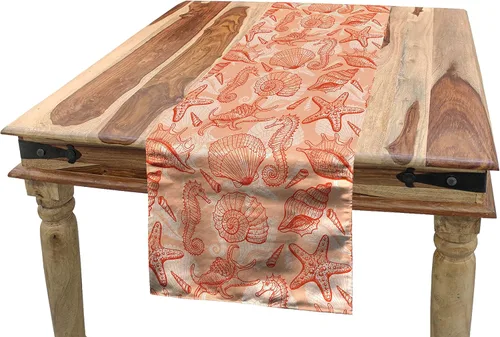 Vista 56 de Lunarable Camino de mesa tropical y manteles individuales, acuarela tucán loro flamenco piñas y flores silvestres sobre rombo, juego para decoración