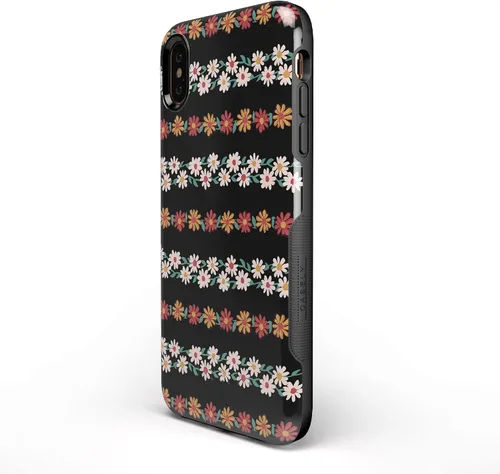 Vista 148 de Casely Funda para iPhone Xs Max Funda con estampado de festival (solo buenas vibraciones)