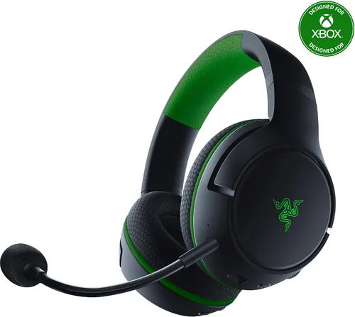 Vista 10 de Wireless Xbox Gaming Headset: Razer Kaira Pro with Titanium Drivers & Supercardioid Mic - Black