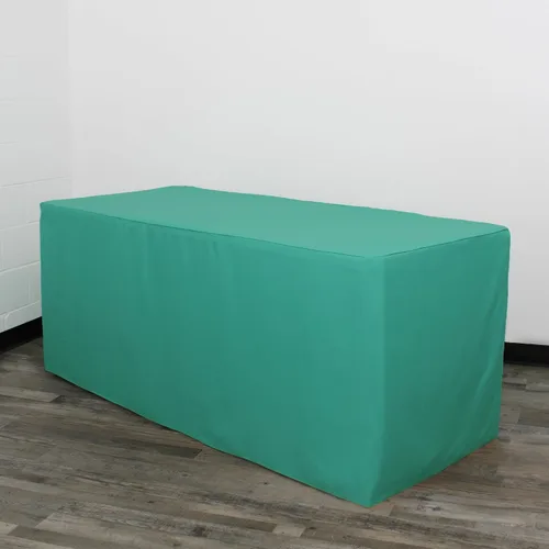 Vista 23 de Mantel rectangular de poliéster ajustable de 4 x 24 pulgadas, color negro, funda de mesa de boda prémium