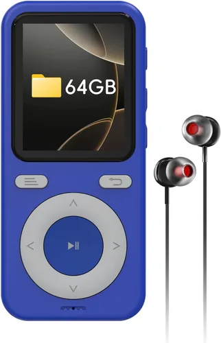 Vista 8 de 64GB Bluetooth MP3 Player with Speaker,FM Radio,Portable Music Player Negro