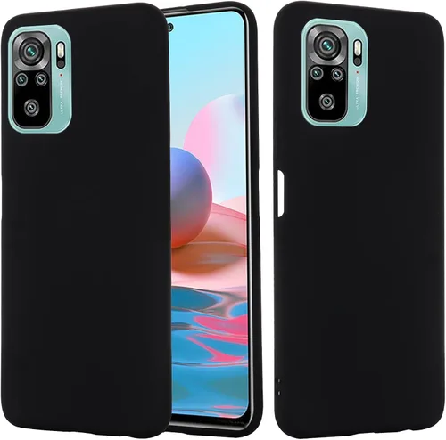 Vista 2 de Funda para Xiaomi Redmi Note 10S, funda protectora de silicona líquida para Xiaomi Redmi Note 10S con cordón de silicona, cubierta delgada y suave a