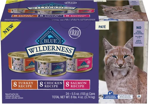 Vista 24 de Blue Buffalo Tastefuls - Paquete variado de alimentos húmedos para gatos