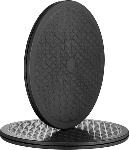Vista 7 de Soporte giratorio resistente con rodamientos de bolas de acero – Lazy Susan - Tocadiscos de pintura en aerosol para monitores de pantalla plana