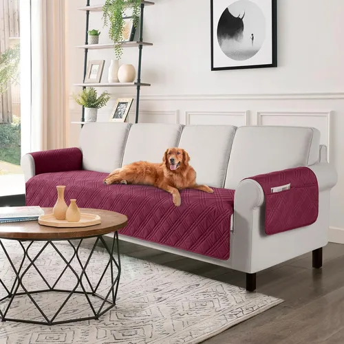 Vista 44 de TAOCOCO Fundas impermeables para silla para mascotas y perros con respaldo antideslizante, fundas para asiento de silla con bolsillo lateral